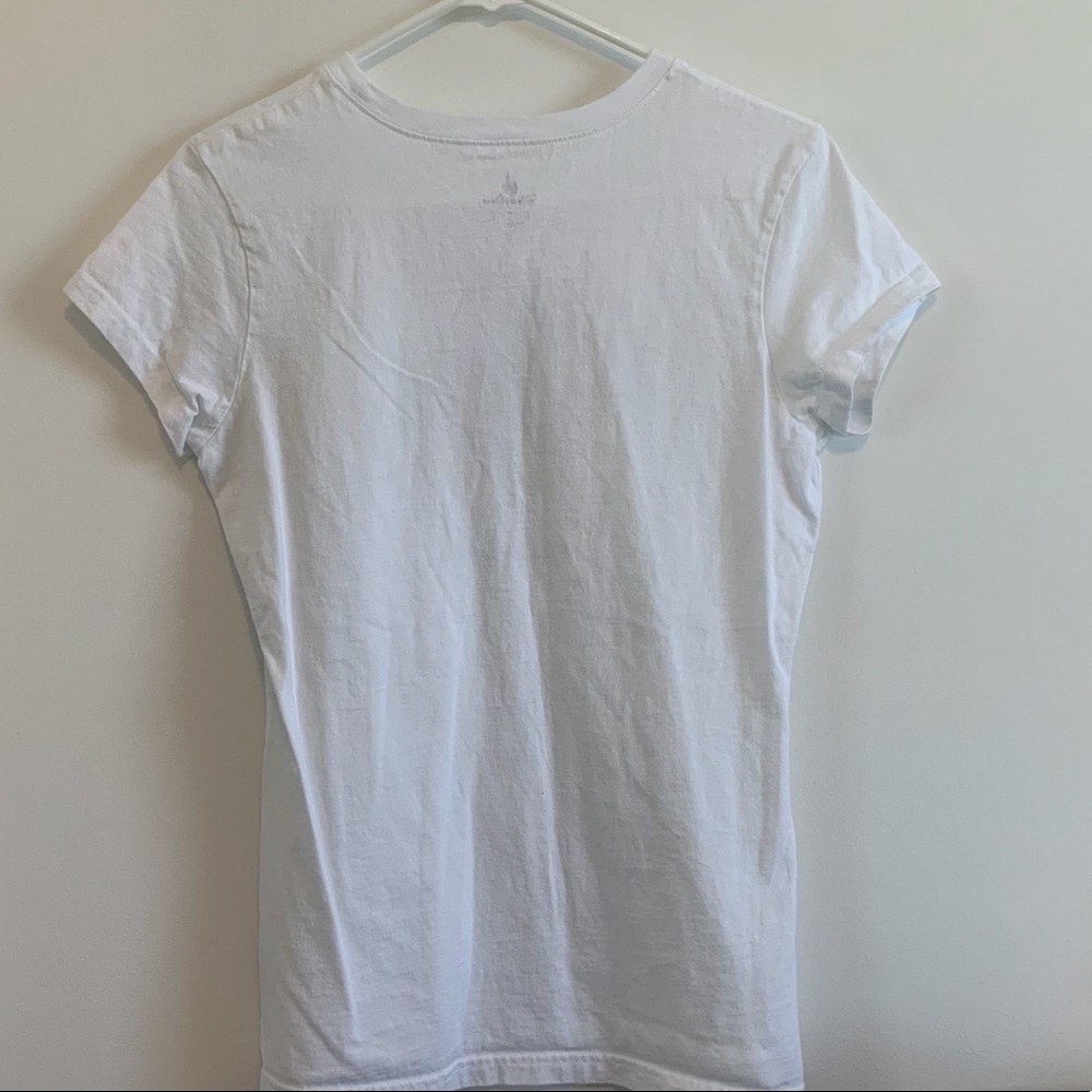 Walt Disney White Mickey Mouse Fitted T-Shirt, Size Large - Picture 3 of 4